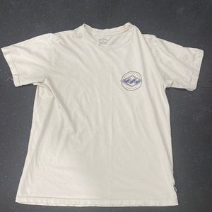 White billabong retro style tee